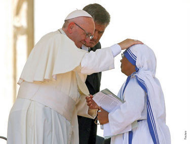 Pope Francis and Mother Teresa