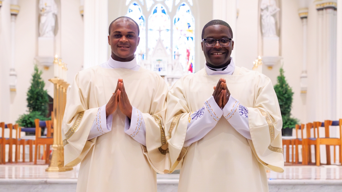 Deacon Ezekiel Yisi and Deacon Evans Yongyee