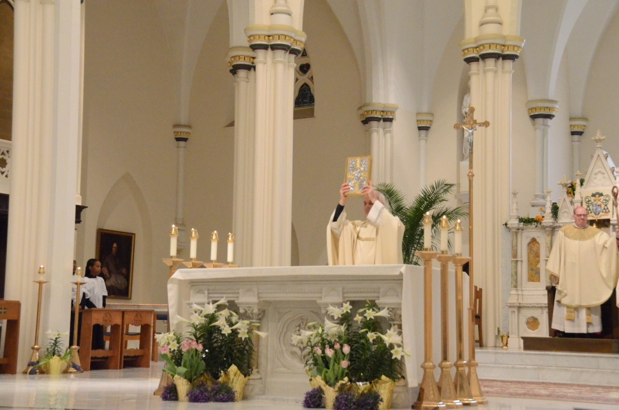 Priest at altar