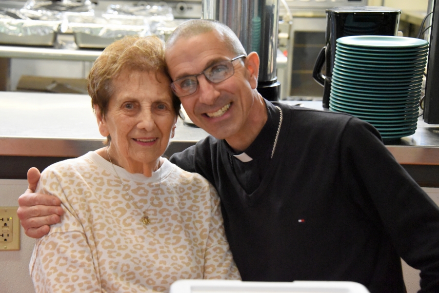 Vilma Corsi and Bishop James Ruggieri