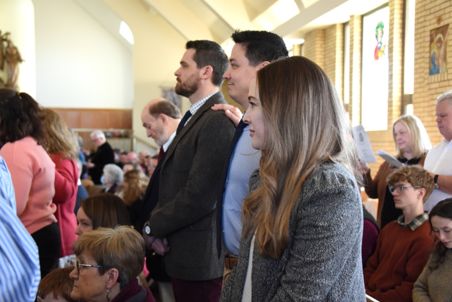Catechumens and godparents