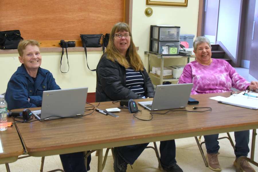Jacqueline Hurley, Christine Finemore, and Sue Blanchard