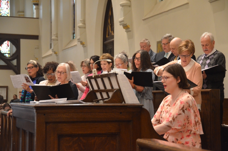 Choir singing