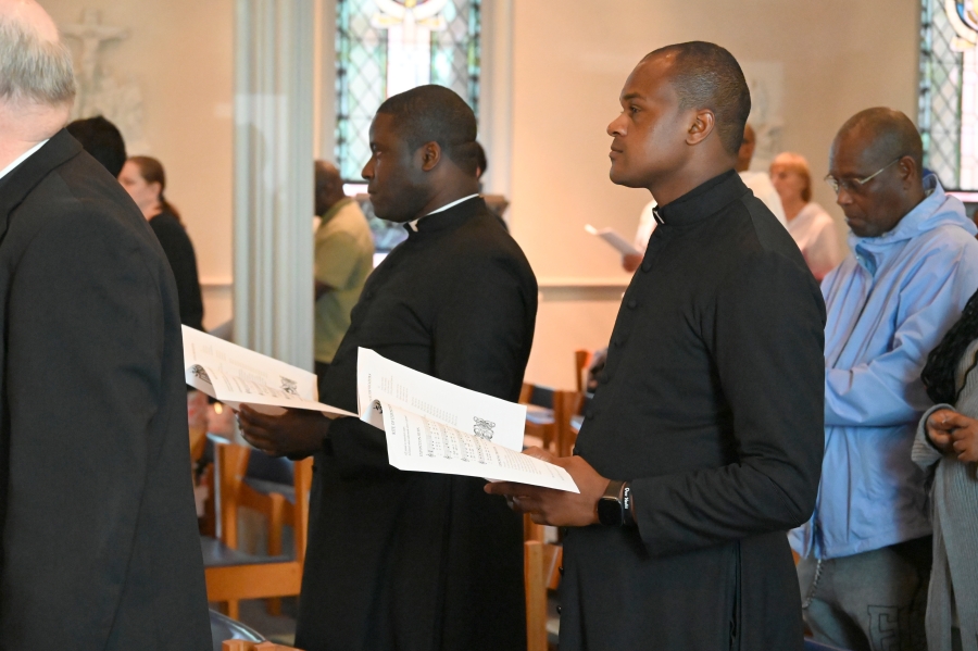 Deacons Evans Yongyee and Ezekiel Yisi