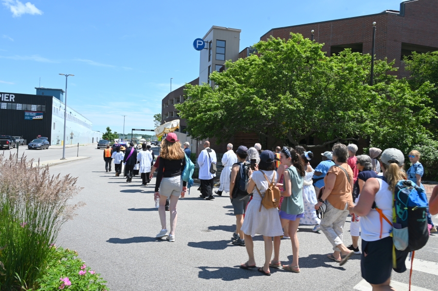 Procession on Peaks Island