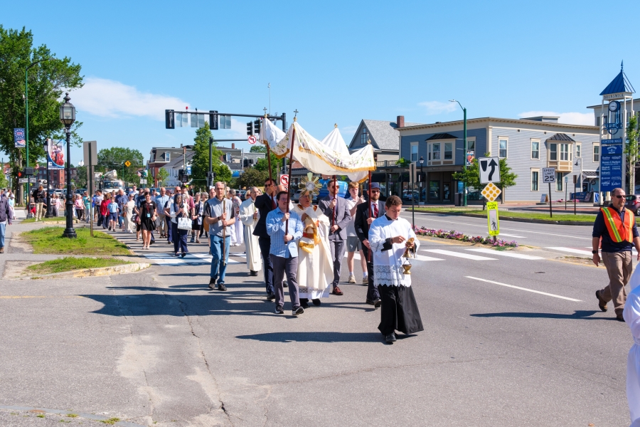 Eucharistic procession in Brunswick