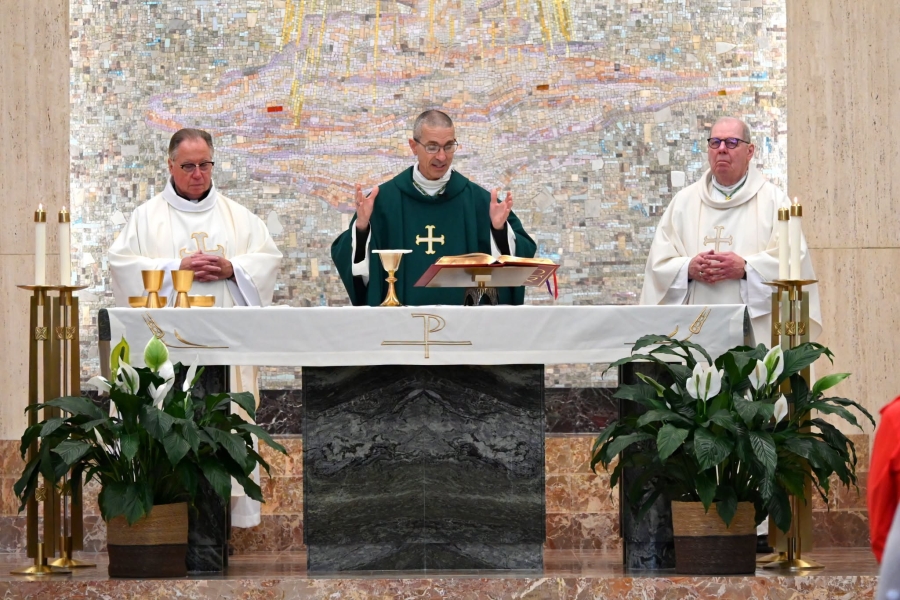 Liturgy of the Eucharist with BIshop Deeley, Bishop Ruggieri, and Father Mower