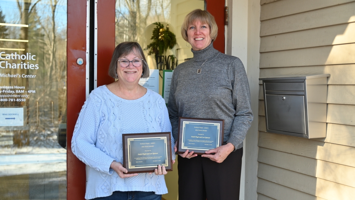 Gayle Flegel and Lori Spencer