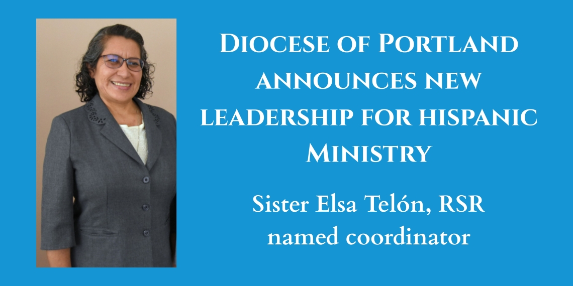 picture of woman with text diocese names new leadership for Hispanic ministry