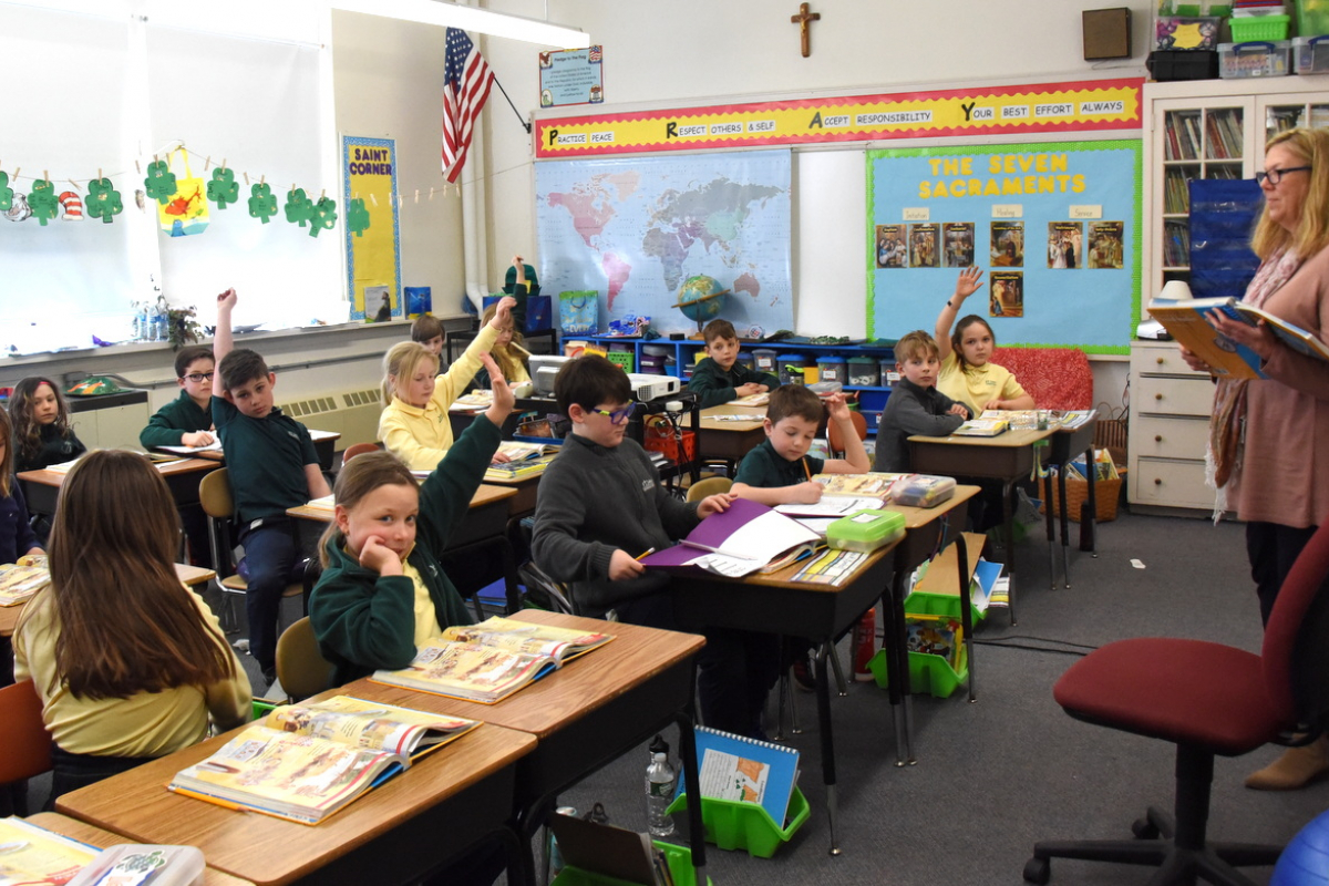 Laurie Zinni teaches at St. John's Catholic School in Brunswick