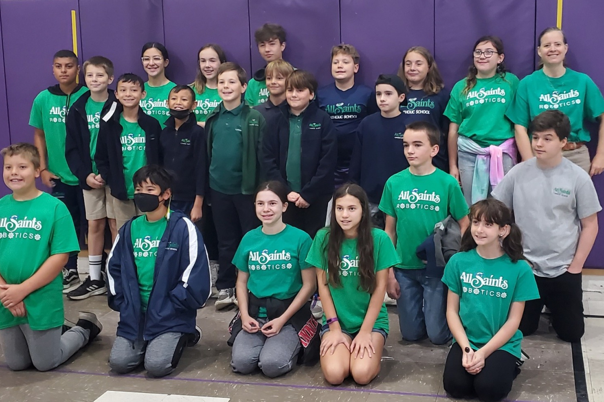 All Saints Robotics Team in Bangor