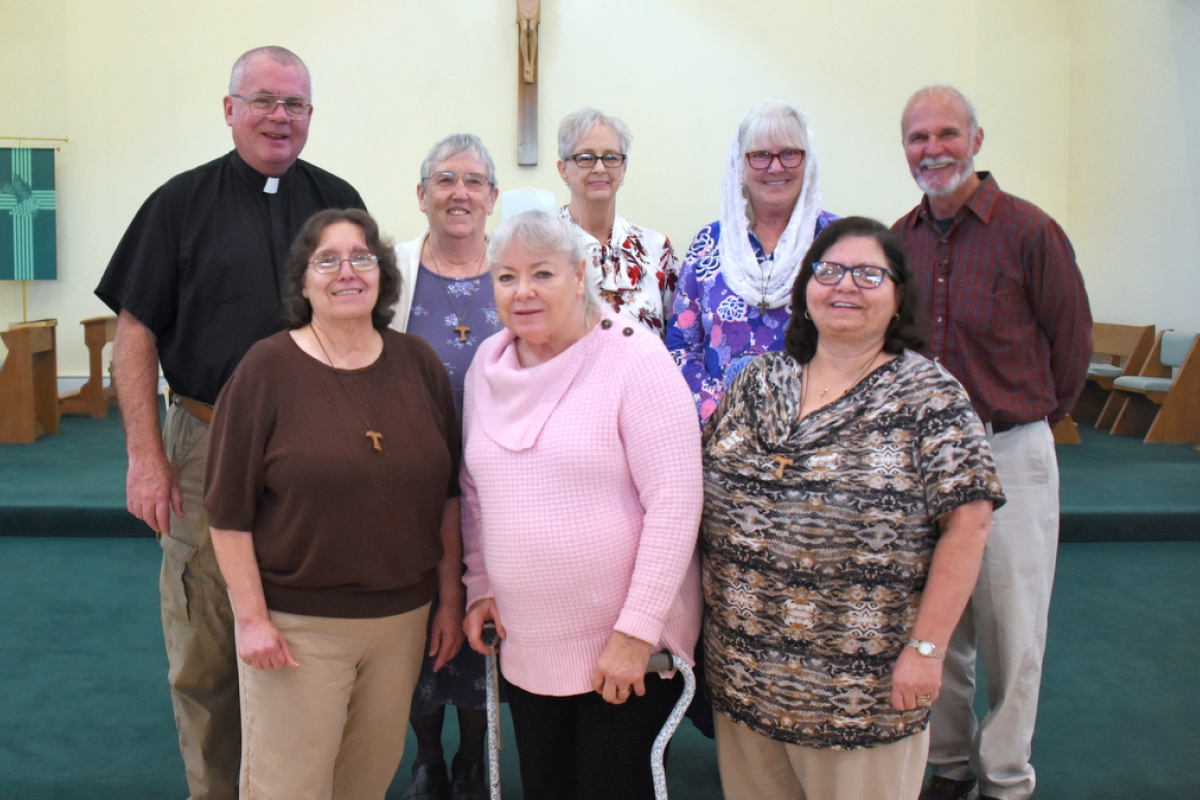 Heart of St. Francis Fraternity members