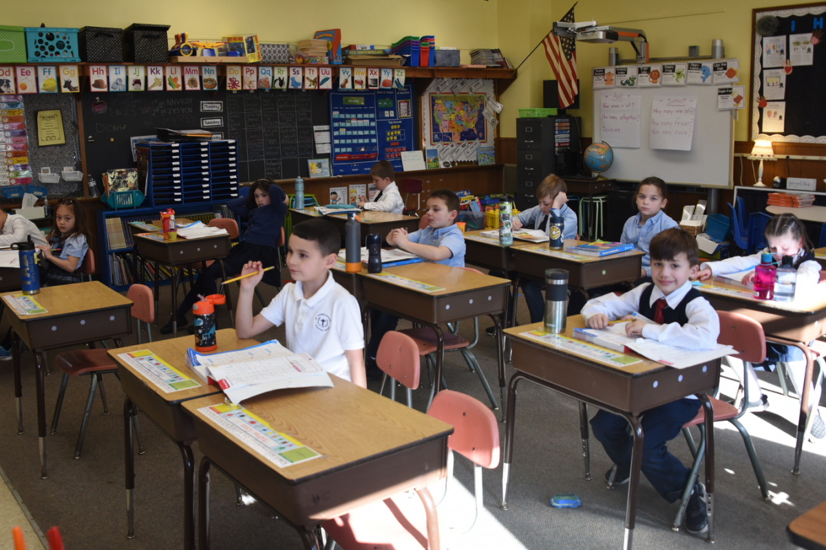 St. Thomas School classroom