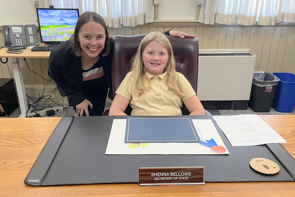 St. John's third grader honored at State House