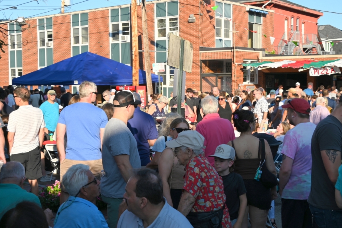 Crowd at St. Peter Bazaar
