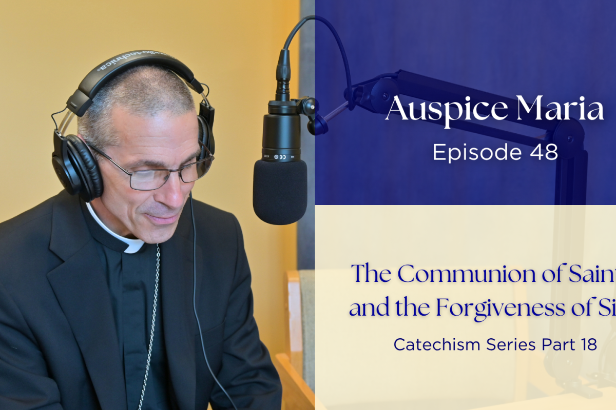 The Communion of Saints, and the Forgiveness of Sins (Catechism Series Part 18) Auspice Maria ep 48